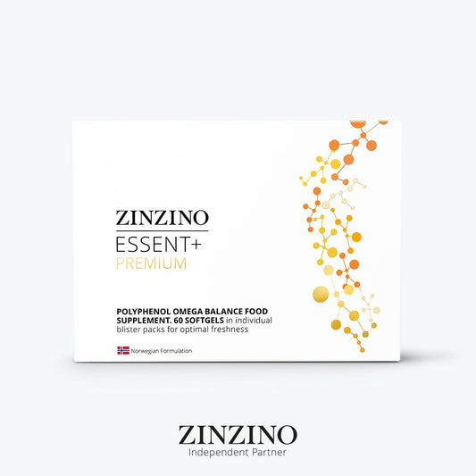 ZinZino Essent+ Omega-3 Kapseln Hochdosiert mit Vitamin D3 & Olivenöl