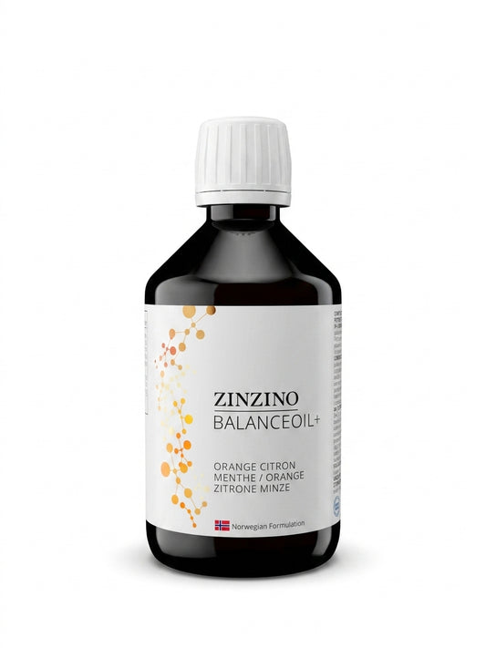 ZinZino BalanceOil+ Fischöl mit Omega-3 2478 mg, Omega-9, Vitamin D3 100ml / 300ml