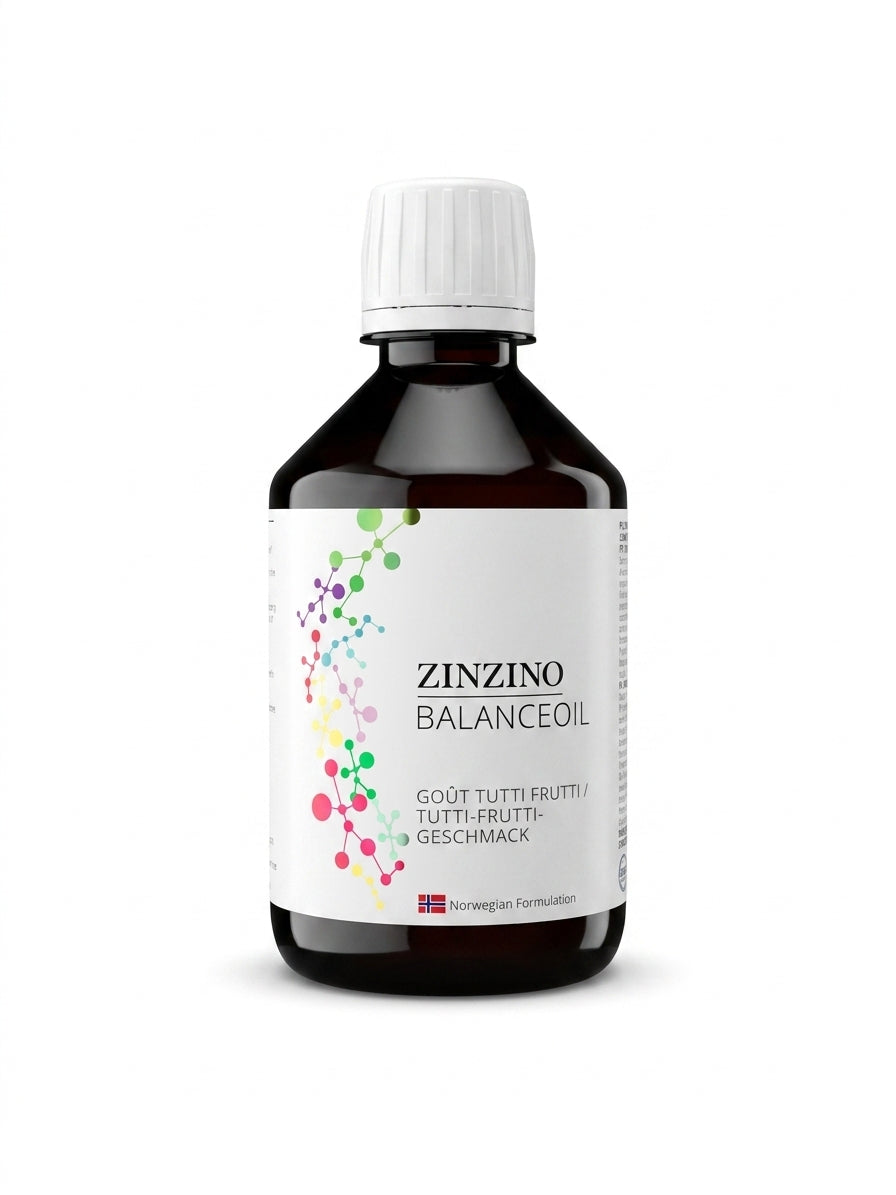 ZinZino BalanceOil+ Fischöl mit Omega-3 2478 mg, Omega-9, Vitamin D3 100ml / 300ml