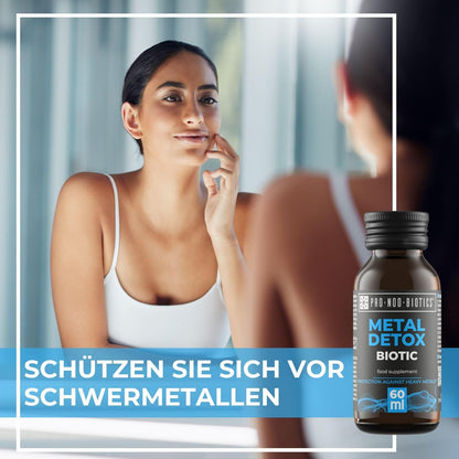 PRO NOO BIOTICS METAL DETOX BIOTIC – Detox-Shot 10 x 60 ml – Mit Chaga, Kombucha 